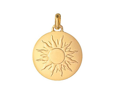 Médaille baptème comme un soleil